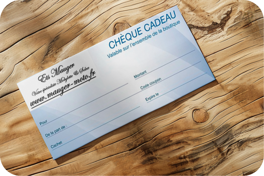 cheque cadeau piece detachee cyclo ancien