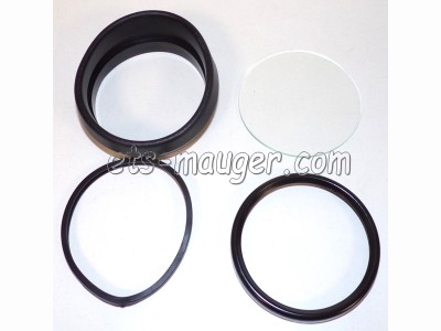 piece detachée mauger Entourage compteur rond + vitre Peugeot 103 MBK 51