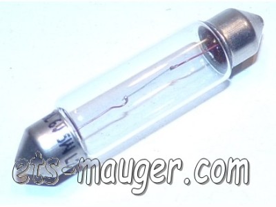piece detachée mauger Ampoule 6v 5w navette 40 mm