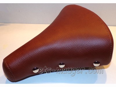 piece detachée mauger Selle marron à 2 ressort chromé