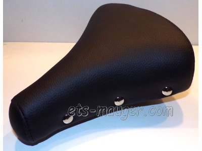 piece detachée mauger Selle noir à 2 ressort chromé