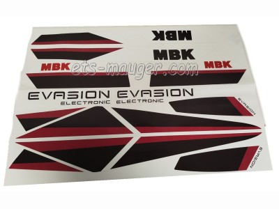piece detachée mauger Kit autocollant MBK 51 EVASION