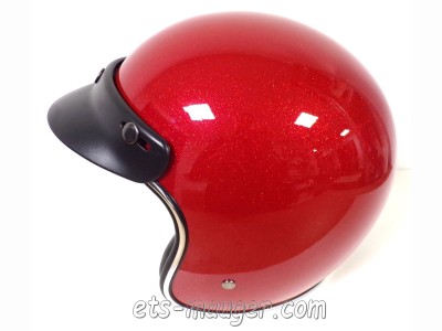 piece detachée mauger Casque jet NOX N243 Rouge Paillette Taille 57-58 M 