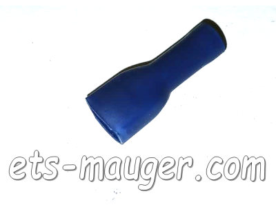 piece detachée mauger Cosse électrique PLATE FEMELLE ISOLE 6,3 mm	