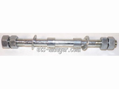 piece detachée mauger Axe roue cyclo L182 x 12 mm