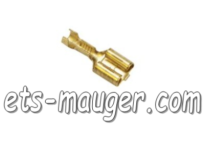piece detachée mauger Cosse électrique PLATE FEMELLE 6,3 mm