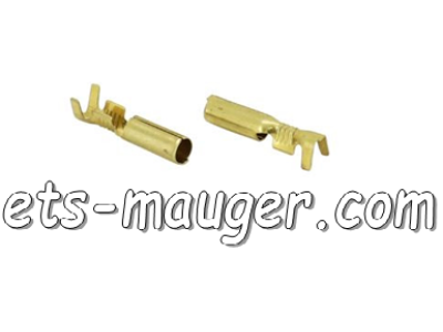 piece detachée mauger Cosse électrique CYLINDRIQUE FEMELLE 4 mm
