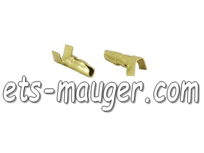 piece detachée mauger Cosse électrique CYLINDRIQUE MALE 4 mm