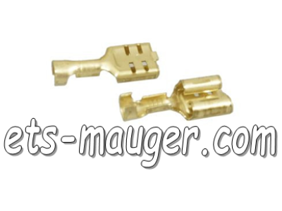 piece detachée mauger Cosse électrique PLATE FEMELLE 6,3 mm