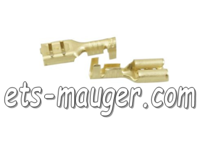 piece detachée mauger Cosse électrique PLATE FEMELLE 4.8 mm