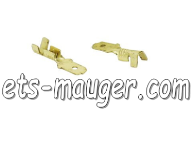 piece detachée mauger Cosse électrique PLATE MALE 4,8 mm	