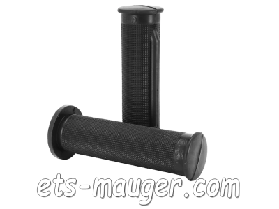 piece detachée mauger Revêtement caoutchouc DOMINO noir  Vintage (paire)