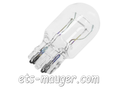 piece detachée mauger Ampoule 12v 21/5w blanche culot W3x16q
