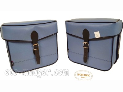 piece detachée mauger Sacoche type S14 bleu SANGLES (paire)