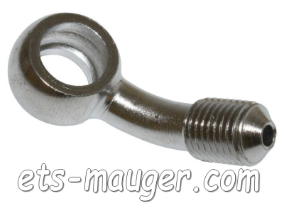 piece detachée mauger Raccord banjo durite frein 10 mm M10 x 125 coude 45°