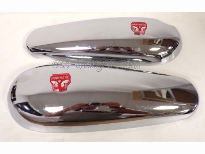 piece detachée mauger Enjoliveur réservoir chrome + logo mobymatic Motobécane 78 87 88