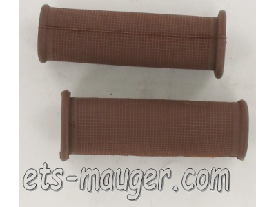 piece detachée mauger Revêtement caoutchouc quadrillé marron (paire)