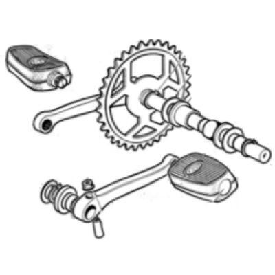 mauger cyclo ancien Pédalier & Transmission