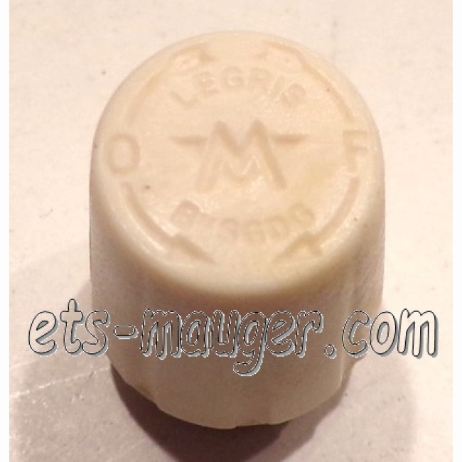 Bouton beige de robinet à tige