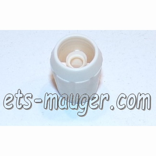 Bouton beige de robinet à tige