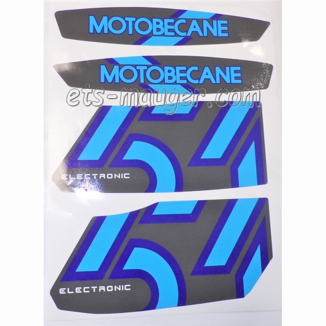 Kit autocollant MOTOBECANE 51 V gris de 1990 à 1995