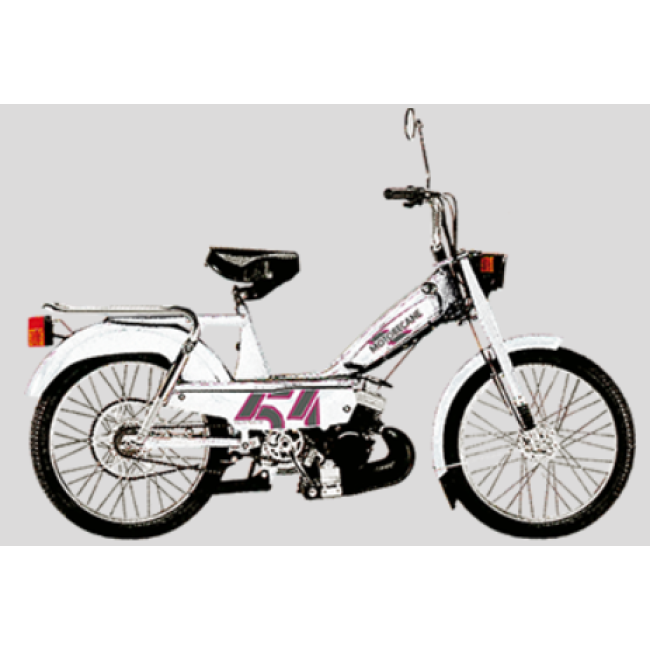 Kit autocollant MOTOBECANE 51 V blanc de 1990
