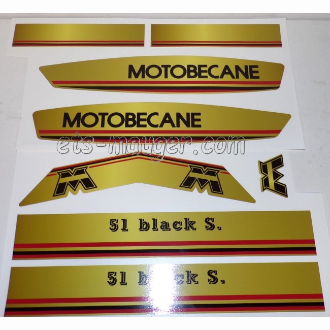 Kit autocollant Motobécane 51 BLACK 