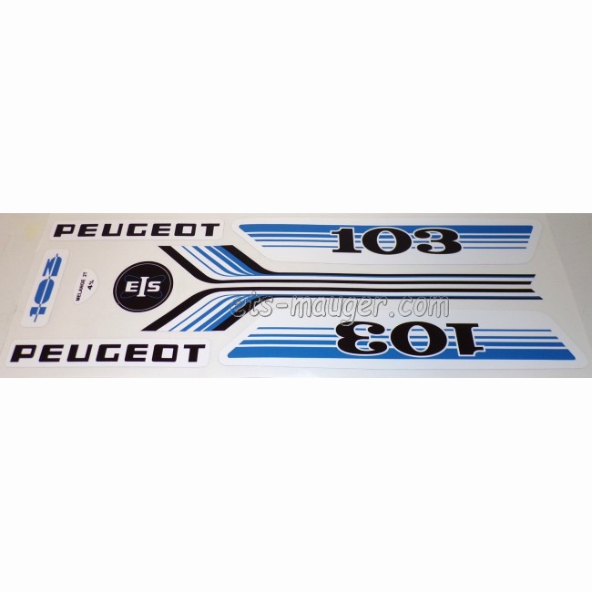 Kit autocollant 103 Vogue bleu