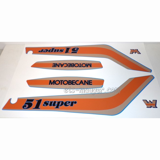Kit autocollant 51 Super gris 1979
