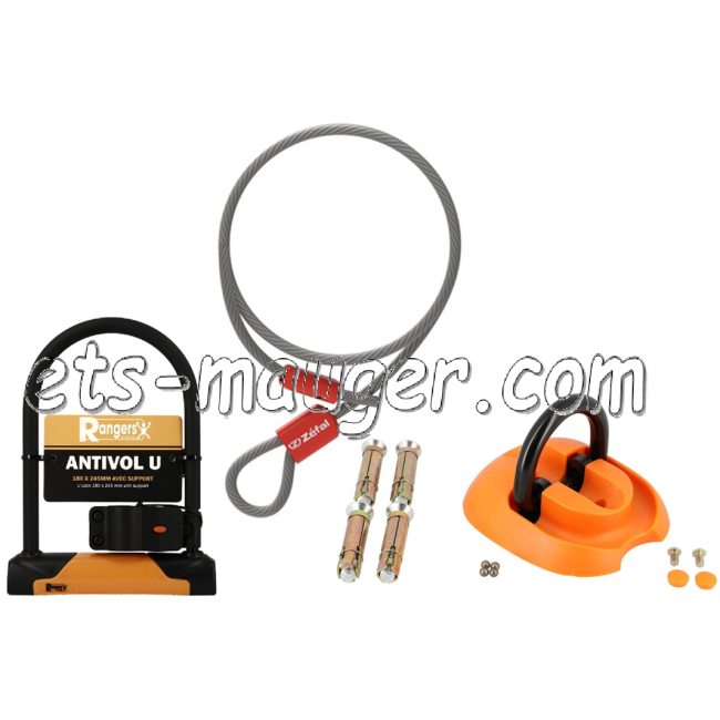 Antivol de garage 2 m 20 (kit)