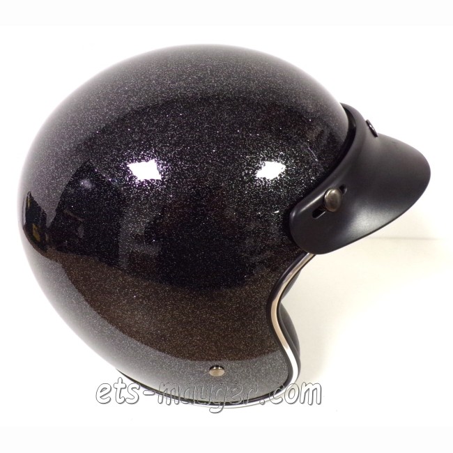 Casque jet NOX N243 Noir Paillette Taille 53-54 XS