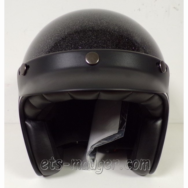 Casque jet NOX N243 Noir Paillette Taille 53-54 XS