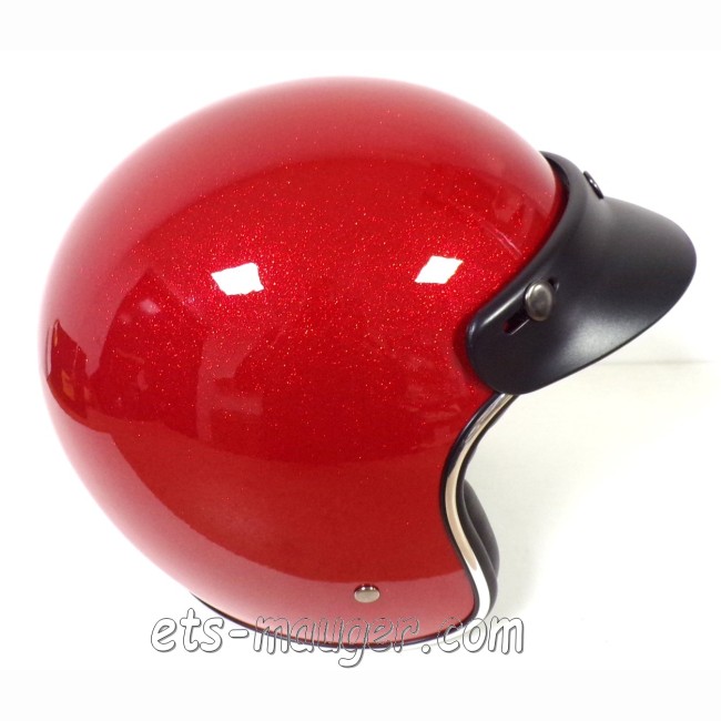 Casque jet NOX N243 Rouge Paillette Taille 59-60 L