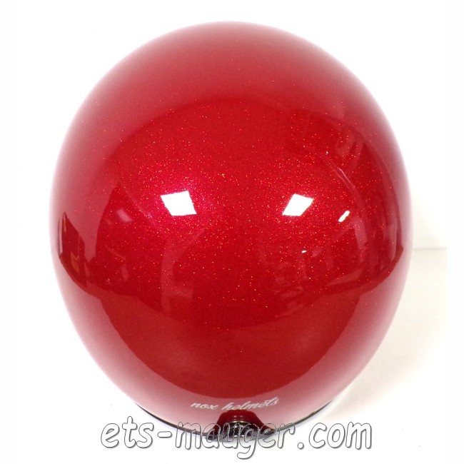Casque jet NOX N243 Rouge Paillette Taille 61-62 XL