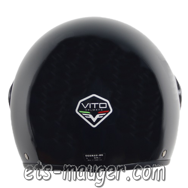 Casque VITO Loreto noir brillant taille 55 / 56 S