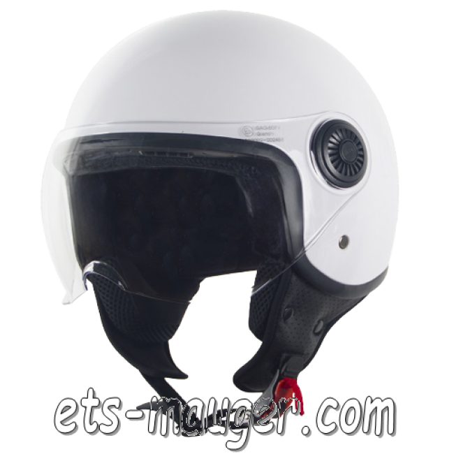 Casque VITO Loreto blanc brillant taille 59 L