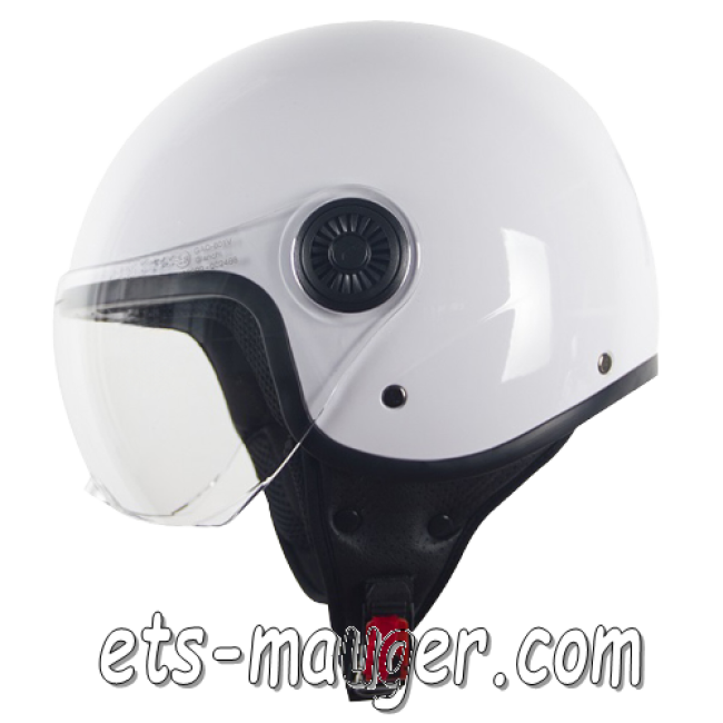 Casque VITO Loreto blanc brillant taille 55 / 56 S