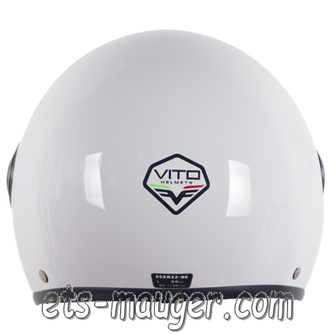 Casque VITO Loreto blanc brillant taille 60 XL