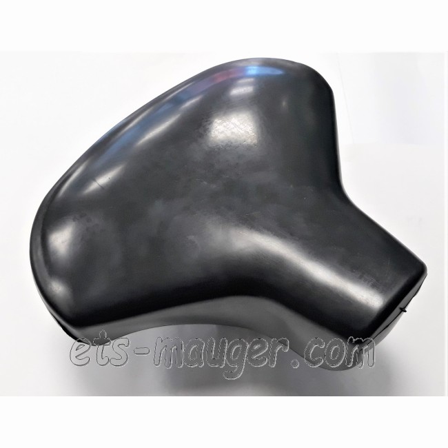 Selle POUFF noir à collier