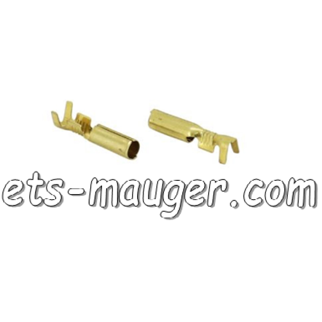 Cosse électrique CYLINDRIQUE FEMELLE 4 mm