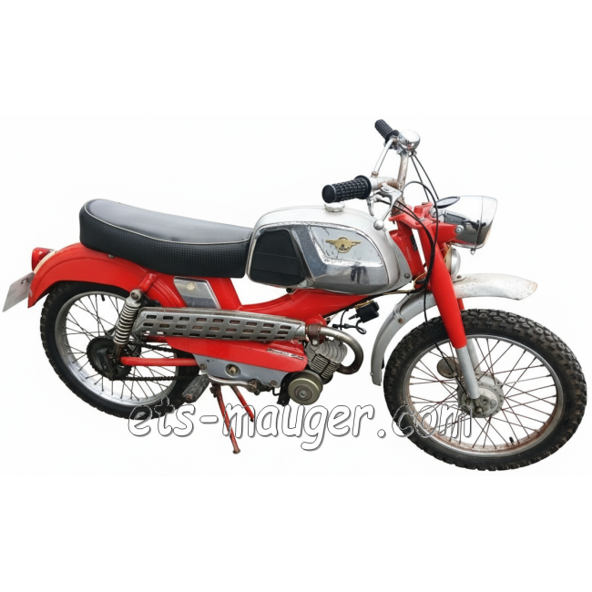 Phare obus chrome 130 mm vitre jaune