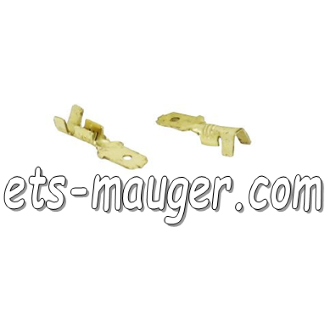 Cosse électrique PLATE MALE 4,8 mm	