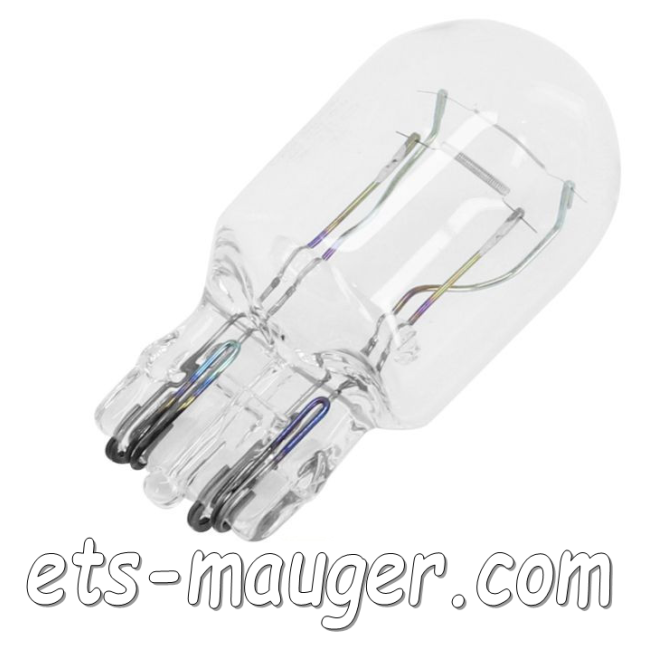 Ampoule 12v 21/5w blanche culot W3x16q