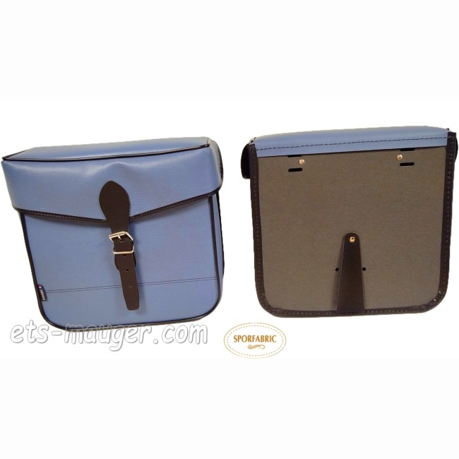 Sacoche type S14 bleu SANGLES (paire)