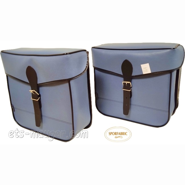 Sacoche type S14 bleu SANGLES (paire)