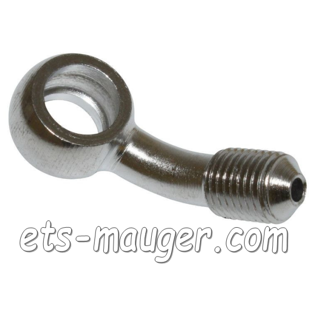 Raccord banjo durite frein 10 mm M10 x 125 coude 45°