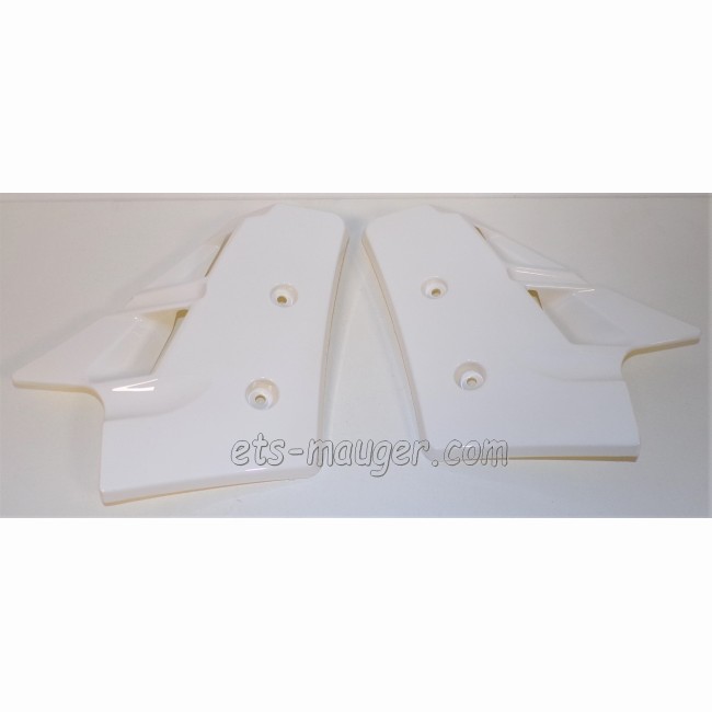 Ecope radiateur blanc MBK Passion / Magnum XR (paire)