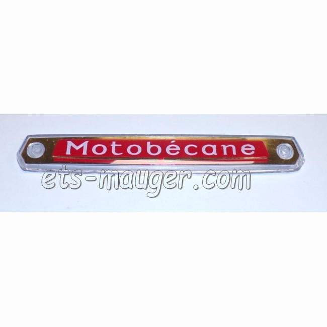 Logo réservoir 'MOTOBECANE' long (unité)
