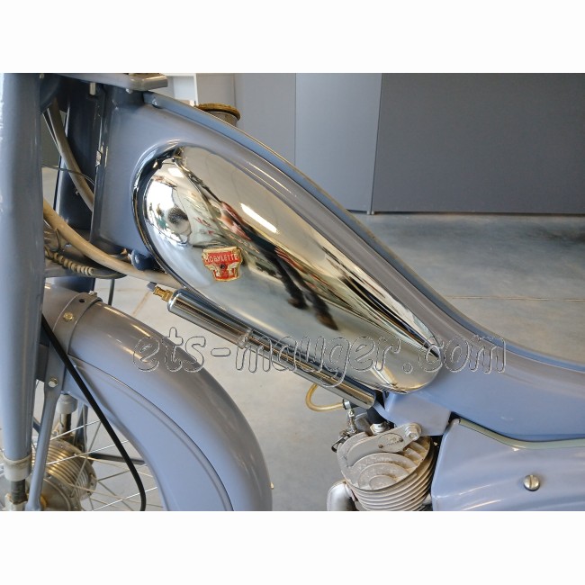 Enjoliveur réservoir chrome Motobécane 88 ancien modéle