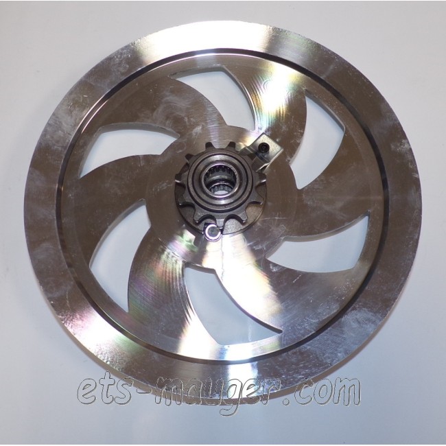 Poulie alu 6 ellipses Peugeot 103 SP MVL